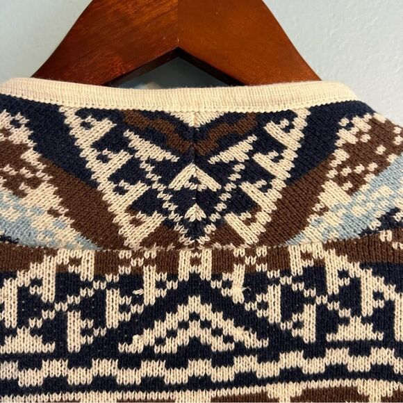 Lucky Brand Open-Front Aztec Print Cardigan Women’s Sz Medium - Picture 11 of 14